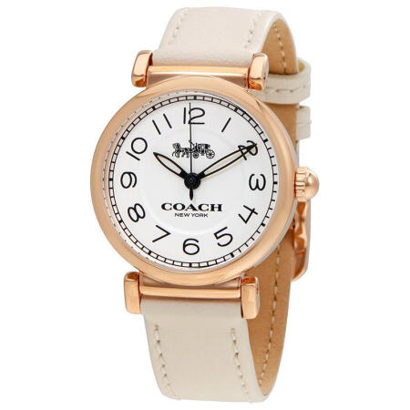 全球購蔻馳 coach 女手錶 madison white dial 14502862【圖片 價格