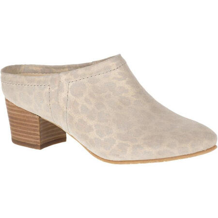 暇步士女款单鞋方跟套脚暗纹尖头divine dorsi hush puppies nlldse