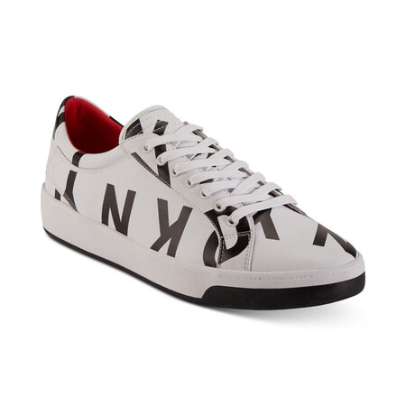 dkny 唐可娜儿 男鞋 男式胶底鞋 q00957913 white/black leather 11