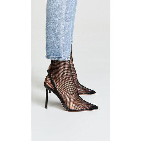 亚历山大·王/女鞋 42424 caden 高跟短靴 黑色 39