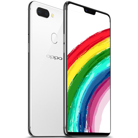 oppo r15 全面屏双摄拍照手机全网通 移动联通电信4g 双卡双待 雪莹白