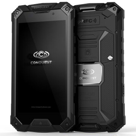 征服（CONQUEST）S6 联通移动双4G 智能三防手机双卡双待 全黑色 官方标准版