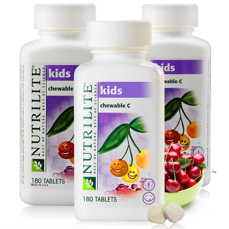 安利(amway) 美国安利儿童维生素c咀嚼片纽崔莱vc儿童营养补充提高 3