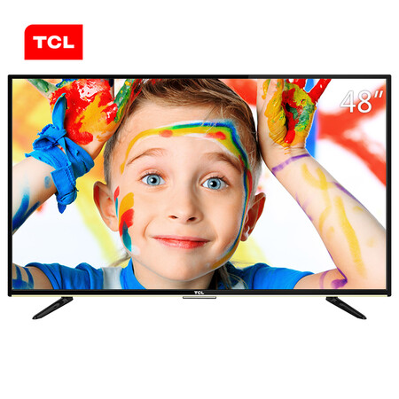 TCL D48A710 48英寸内置WiFi海量影视 安卓智能LED液晶电视机（珠光黑）