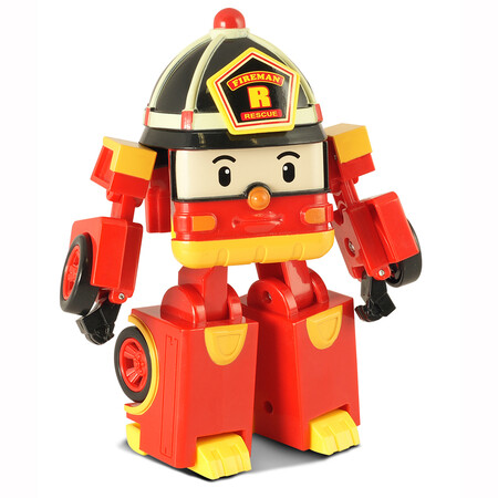 动漫周边人偶汽车消防车机器人-罗伊变形机器人(可变形)slvc83170std