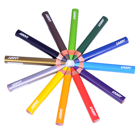 德国进口 凌美(LAMY)时尚铅笔画笔  3Plus 12色...