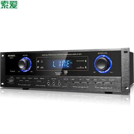 索爱(soaiy)sa5019蓝牙usb版功放 家庭影院专ktv 业定压定阻大功率av