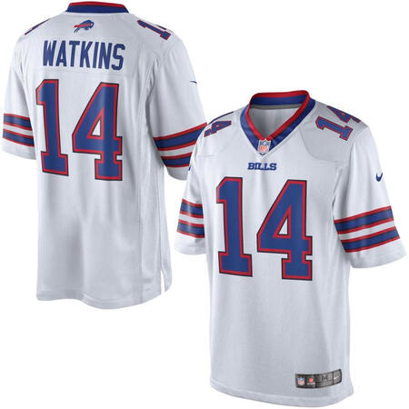 nfl新款 布法罗比尔队球衣男款v领短袖2076792海外直邮 white l