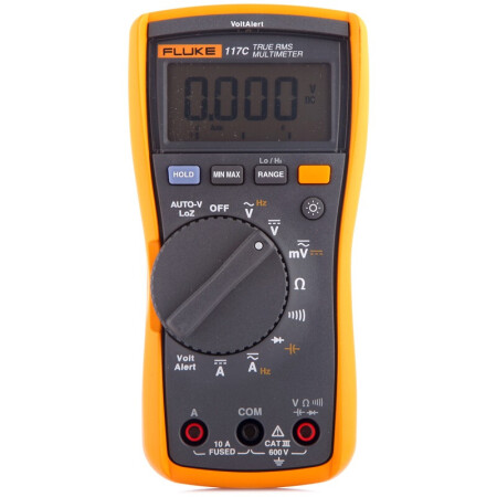 福祿克(fluke)117c 緊湊型真有效值數字萬用表 交直流電壓電流測量 帶