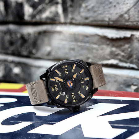 【备件库8成新】dickies手表男 时尚潮流机械表男表 防水夜光男士腕表