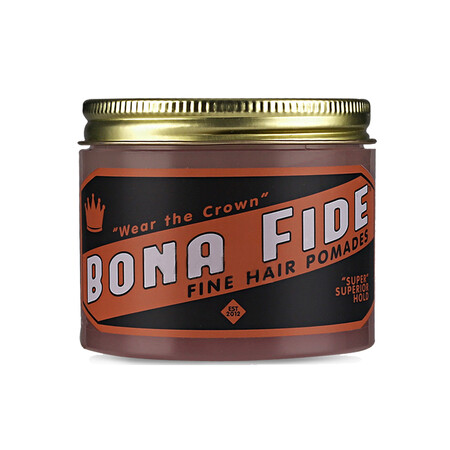 美国bona fide pomade复古男士发油发蜡定型粗硬发质油头造型 水基 红