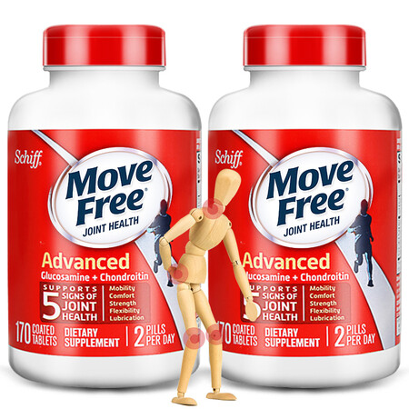美国旭福Move Free维骨力关节养护套装（盐酸氨基葡萄糖...