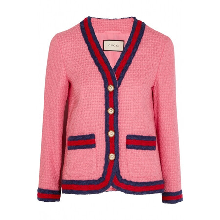 gucci/古奇/古驰 女装 女式休闲夹克 q00678200 pink it 46