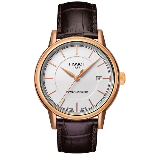 京东自营天梭tissot手表卡森系列机械情侣表男表t0854073601100