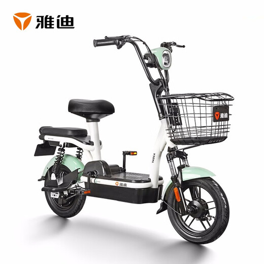 雅迪yadea小金果48v12ah铅酸电池电动车电动自行车男女通用代步车牛油