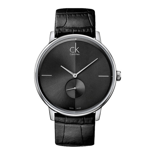 ck卡文克莱calvinklein手表accent系列情侣表男表简约时分针独立秒盘