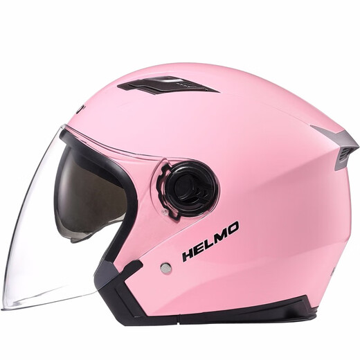 哈莫/helmo双镜片电动车头盔女冬季女士四季男半盔安全帽电瓶车防雾