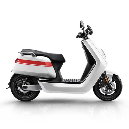 小牛电动nqigt电动两轮摩托车智能锂电经典设计电动摩托车两块电池白