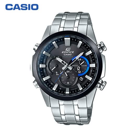 卡西欧(casio)手表 edifice 人工合成蓝宝石玻璃商务男表 太阳能电波