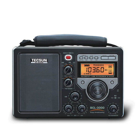 户外装备精品推荐德生bcl-3000调频/中波/短波5波段立体声收音机 定时