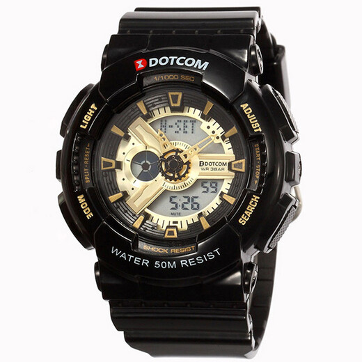 动特酷新款时尚夜光户外运动男女表倒计时世界时间多功能潮流游泳表50