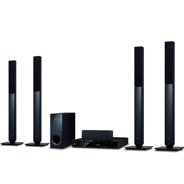 lg bh6530tw 家庭影院 3d蓝光无线环绕 卡拉ok 电视音响(黑色)