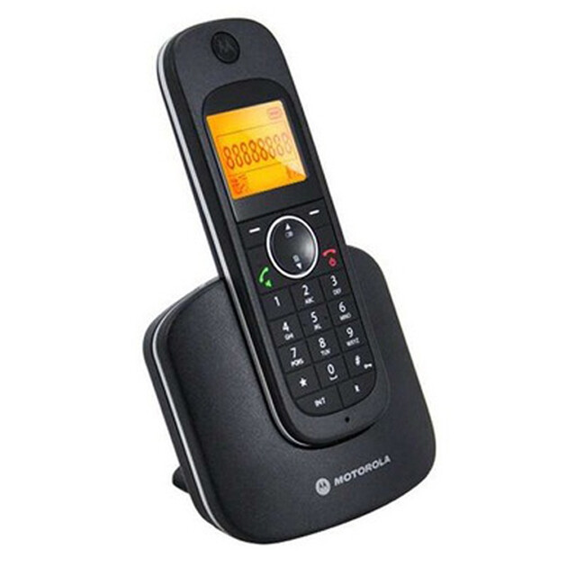 摩托罗拉(motorola)d1001c数字无绳电话机座机单机薄款中文菜单显示
