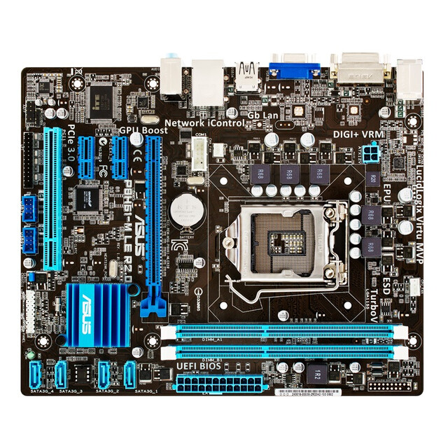 华硕asusp8h61mler20intelh61lga1155主板