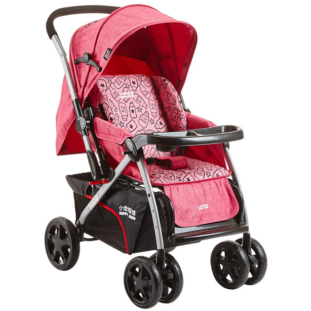 hd小龙哈彼 婴儿推车 婴儿车 可坐可躺轻便折叠 高景观儿童推车 双向