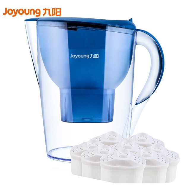 净水器 【京东joy联名款】九阳(joyoung)净水壶(1壶7芯套装)家用滤