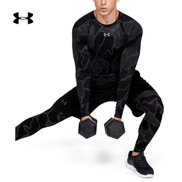 安德玛官方ua heatgear armour男子长袖紧身衣under armour1345721