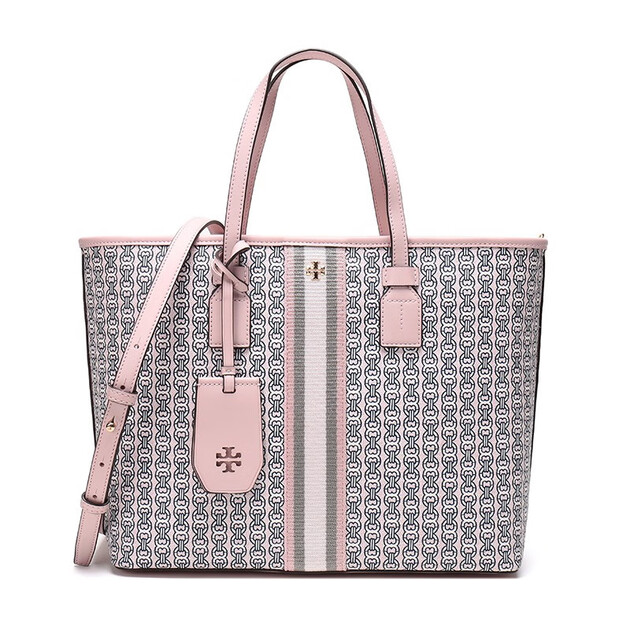 toryburch托里伯奇tb女包链条印花涂层帆布手提单肩斜挎包53304685