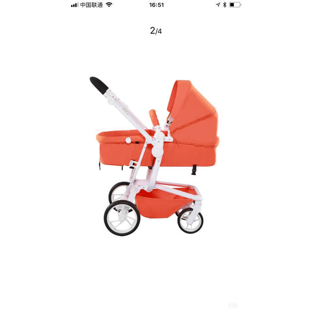 德国quintus昆塔斯高景观婴儿推车轻便童车避震可坐可平躺婴儿车 藏