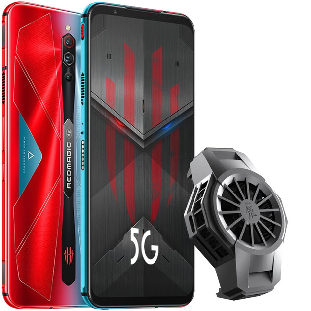 努比亚红魔5s 5g游戏手机 赛博霓虹【冰风套装】 全网通(16 256g)