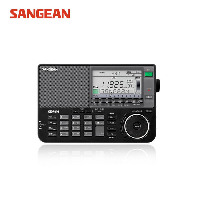 山进(sangean)ats-909x 黑色 专业全波段便携式短波收音机 信号强