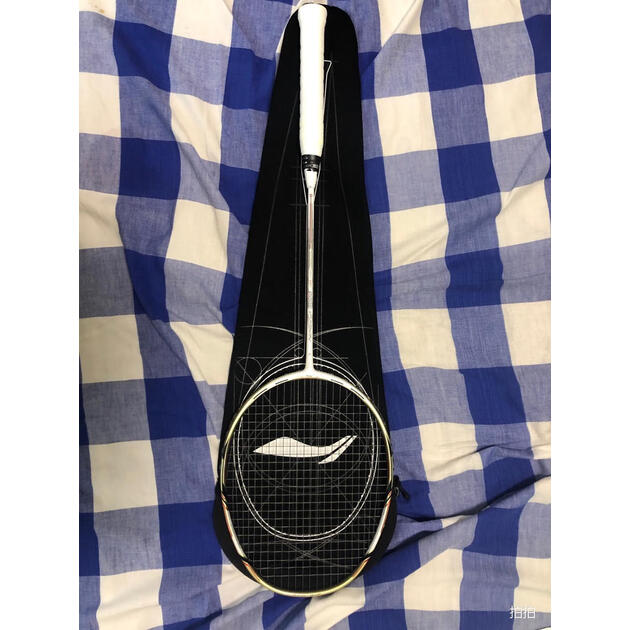 李宁lining石宇奇战拍风动9000全碳素3u击球准确防兼备型羽毛球单拍ay