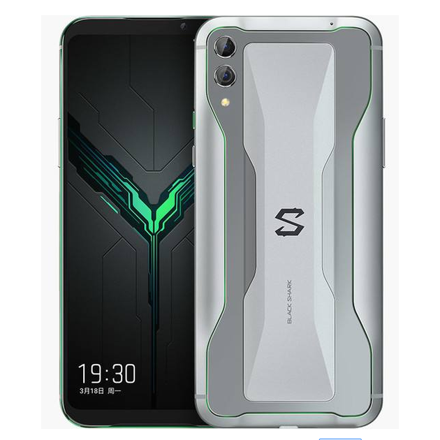 【已验机】小米(mi) 小米黑鲨2游戏手机 冰封银 8 128g 国行 全网通4g