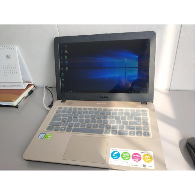 华硕笔记本电脑i5手提电脑f441学生游戏办公商务14英寸 黑i5-7200u/4g