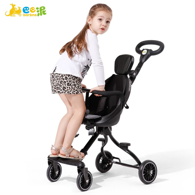 巴巴泥婴儿推车遛娃神器溜娃车儿童双向手推车轻便可折叠宝宝四轮婴儿