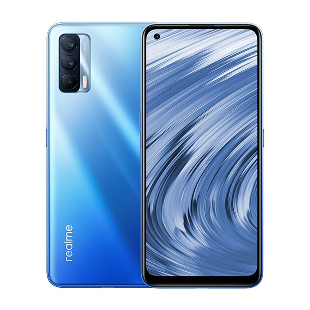 realme 真我v15 6400万像素 50w智慧闪充 仅176g 镜湖蓝 6gb 128gb 双