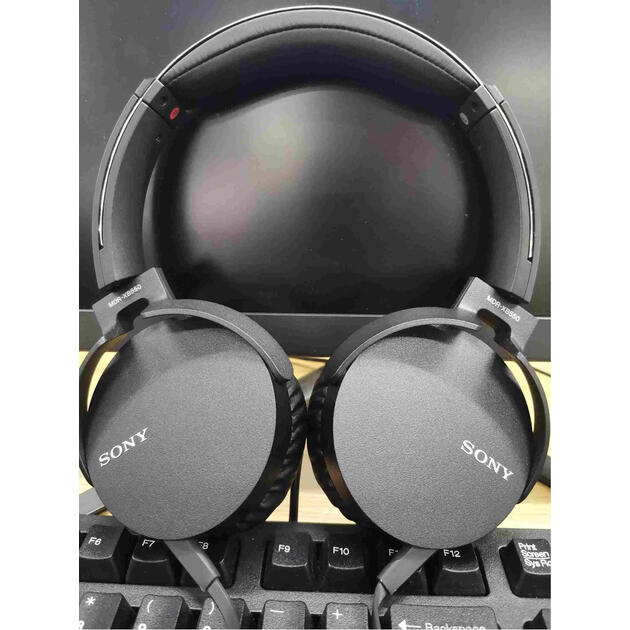 索尼(sony)mdr-xb550ap 重低音立体声耳机 头戴式 黑色