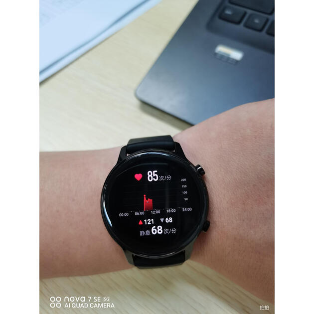 一周续航 高清彩屏 麒麟芯片 心脏健康)荣耀手表2 42mm 樱粉金 magic