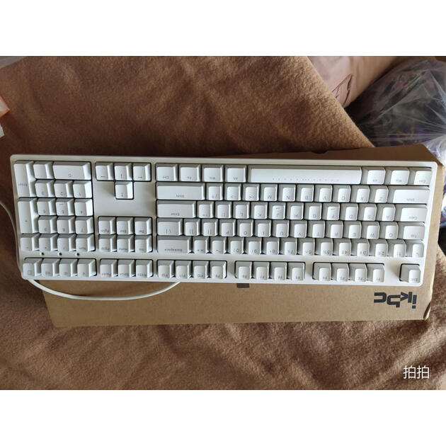 ikbc f108 机械键盘 有线键盘 游戏键盘 108键 单光 cherry轴 吃鸡