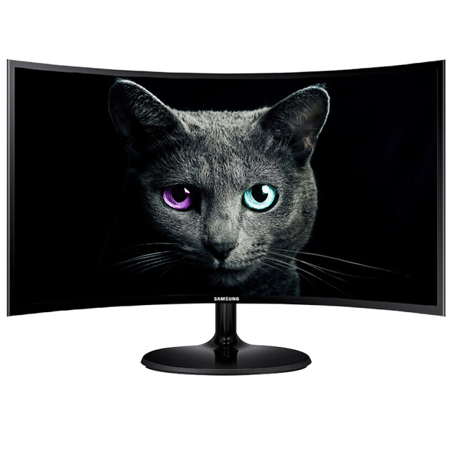 三星samsungc27f390fhc27英寸1800r震撼曲率爱眼低蓝光曲面显示器