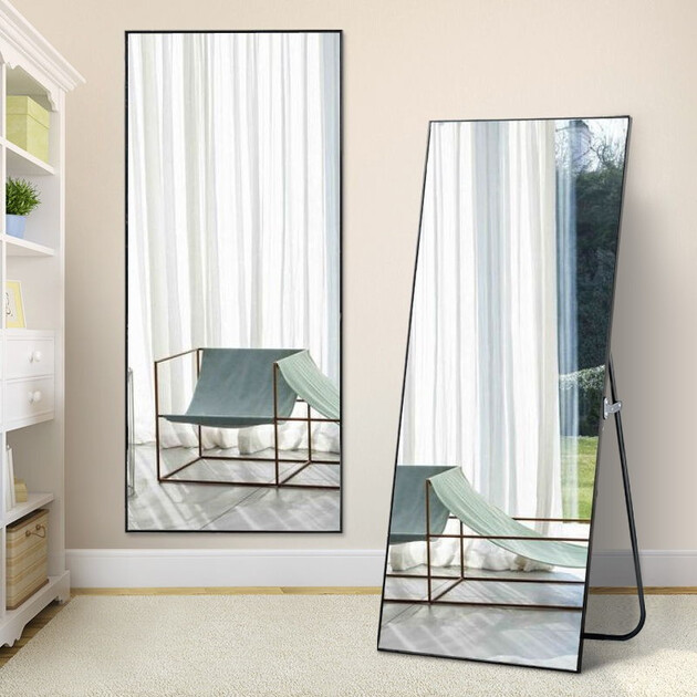 送货上门工来工往穿衣镜试衣镜全身落地梳妆镜落地衣帽架梳妆镜化妆镜