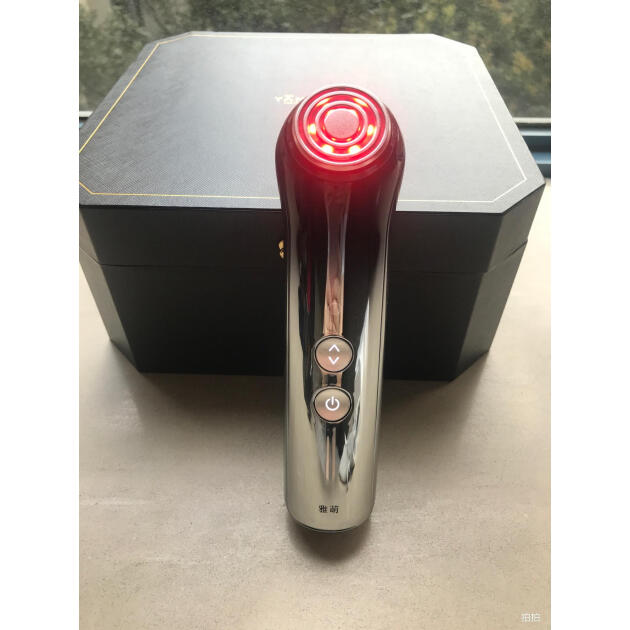 变频射频美容器 家用脸部红光s12 法令纹神器面部四环变频射频仪ace