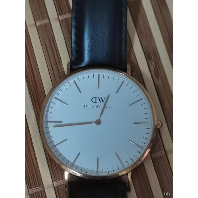 丹尼尔惠灵顿(danielwellington)dw手表 男表40mm表盘皮表带超薄男士