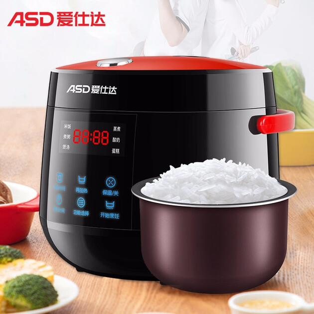 爱仕达asd电饭煲小2l迷你容积蛋糕酸奶多功能24小时智能预约电饭锅ar