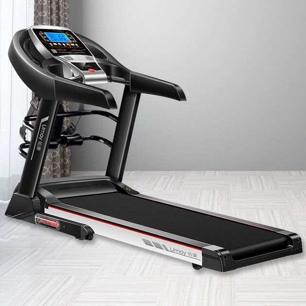佑美umay 跑步机 家用静音折叠f680蓝屏多功能跑步机
