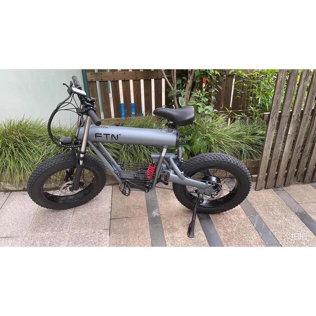ftn20寸锂电池电动自行车男女沙滩雪地越野车配七档变速系统电瓶车